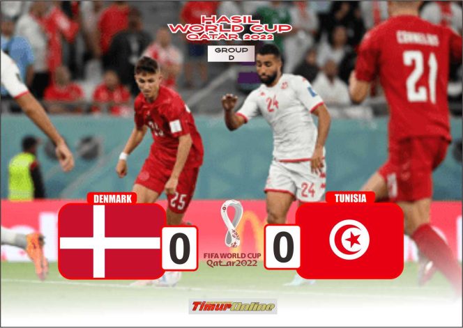 
					Piala Dunia 2022 : Denmark Berbagi Poin Dengan Tunisia