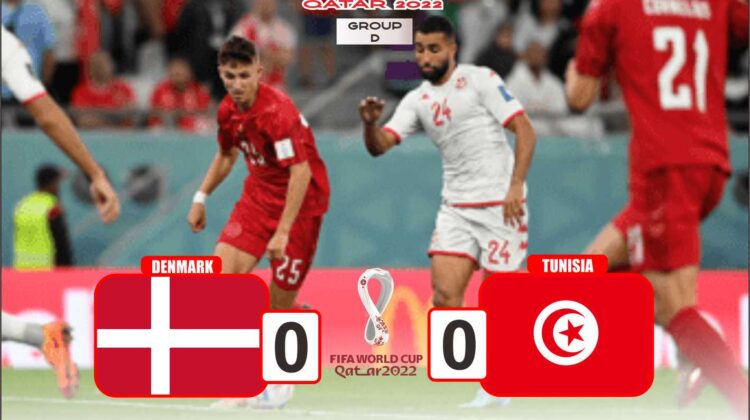 Piala Dunia 2022 : Denmark Berbagi Poin Dengan Tunisia