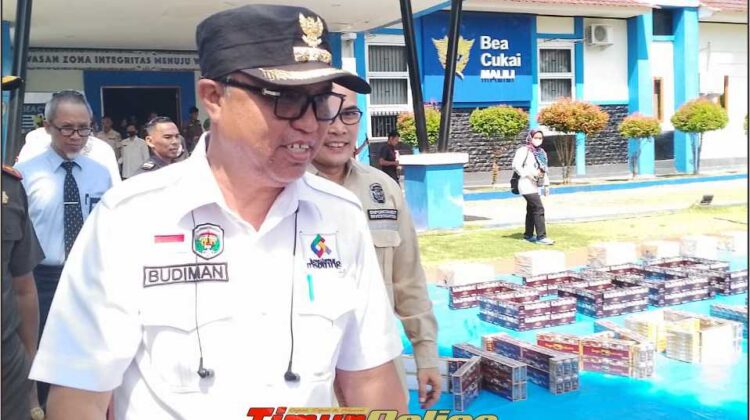 Bupati Budiman Harap Luwu Timur Bebas Dari Peredaran Rokok Ilegal