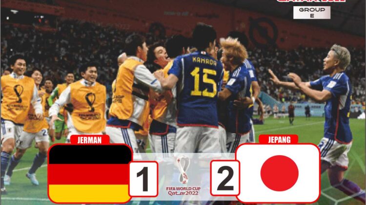 Hasil Piala Dunia 2022 : Mengejutkan, Jepang Taklukkan Jerman