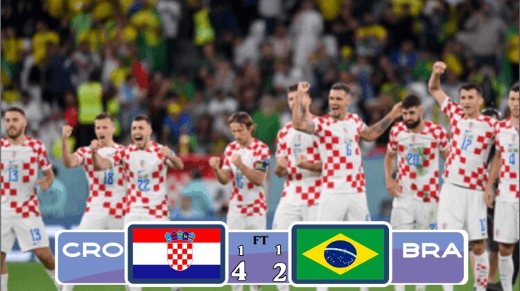 Perempat Final Piala Dunia 2022 : Dramatis, Kroasia Kalahkan Brasil