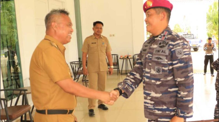 Danlantamal VI Makassar Kunker ke Lutim