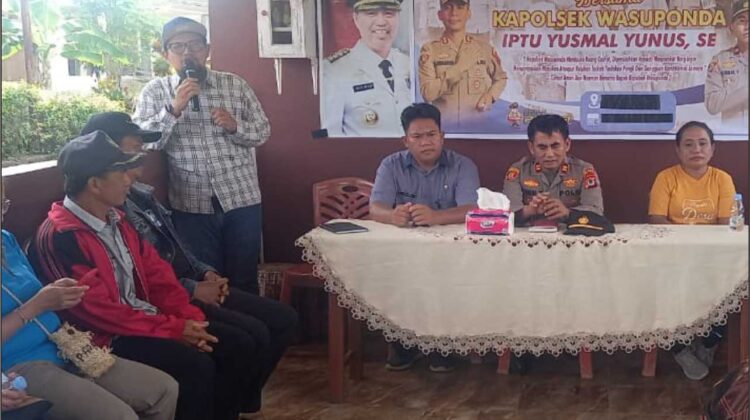 Pemcam Wasuponda Dengar Kritik dan Masukan Warga