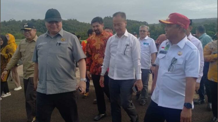 Bupati Lutim Terima Kunker Menko Perekonomian dan Menteri Perindustrian
