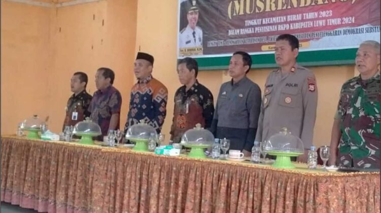 Buka Musrenbang Burau, Rapiuddin Tahir Ingatkan ini