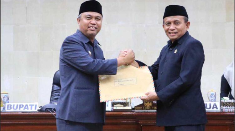 DPRD Lutim Terima Ranperda Pajak dan Retribusi Daerah
