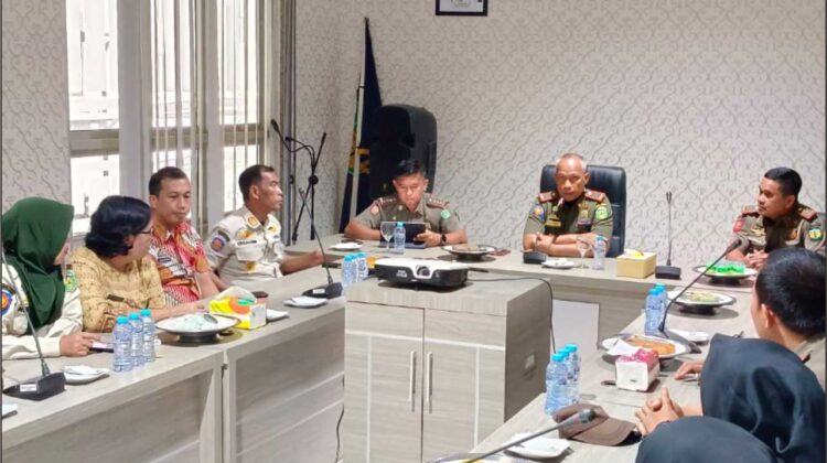 Satpol PP Lutim Terima Kunker Satpol PP Luwu