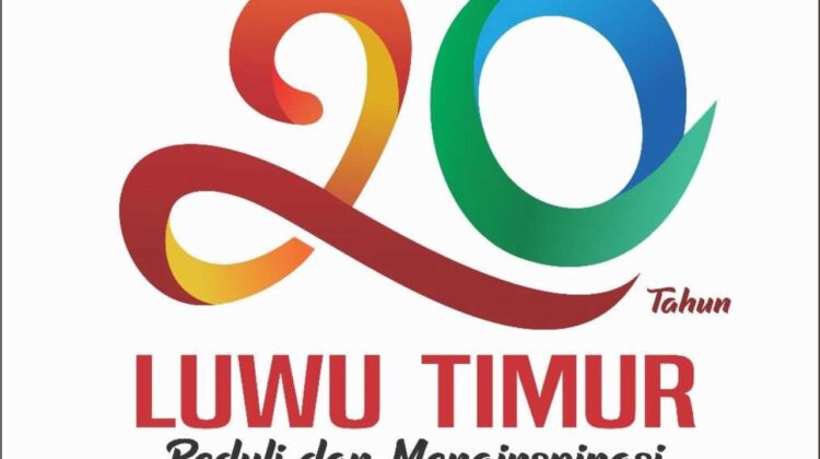 Ini Makna Logo HUT Luwu Timur ke-20 Tahun 2023