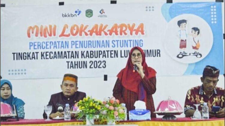 Hj. Sufriaty Hadiri Minlok Percepatan Penurunan Stunting di Tiga Kecamatan