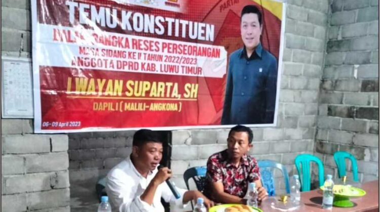 Wayan Suparta Reses di Balirejo, Terima 11 Usulan Warga
