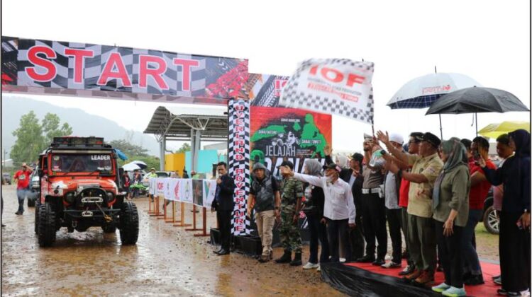 Lepas Peserta Offroad Jelajah Tiga Danau, Budiman : Ini Akan Jadi Event Tetap