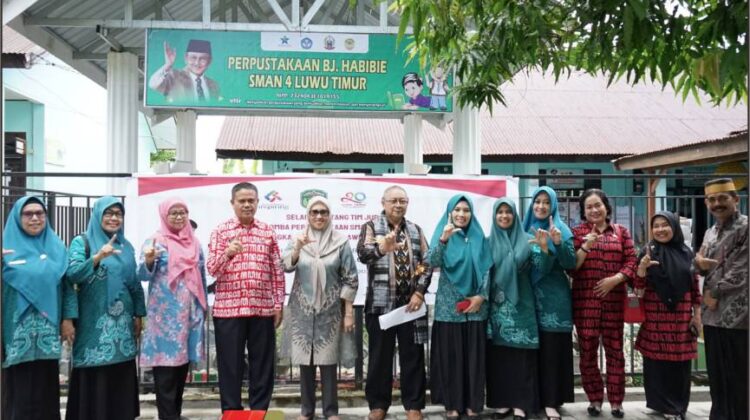 Perpustakaan BJ. Habibie SMAN 4 Lutim Juara 1 Lomba Perpustakaan Tingkat Provinsi Sulsel