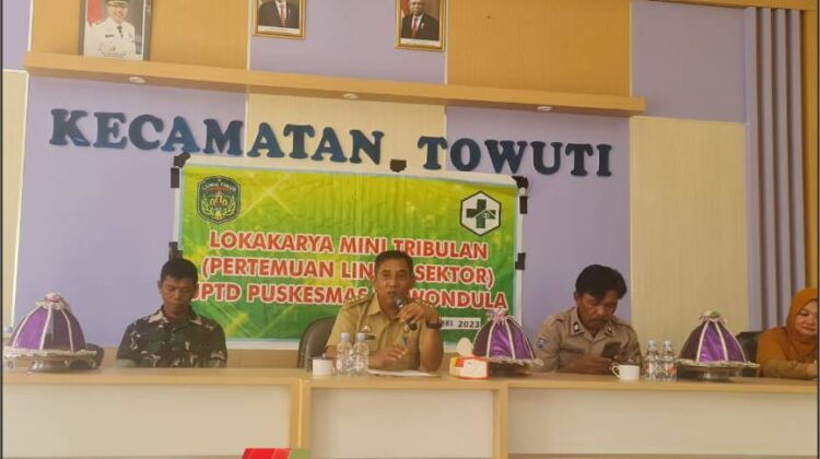 UPTD PKM Wawondula Gelar Lokmin Lintas Sektor