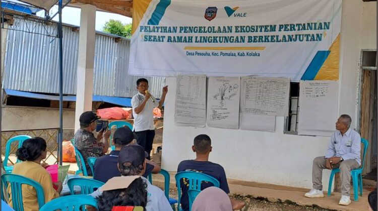 Vale Beri Pelatihan Pertanian Organik Ramah Lingkungan di Blok Pomalaa