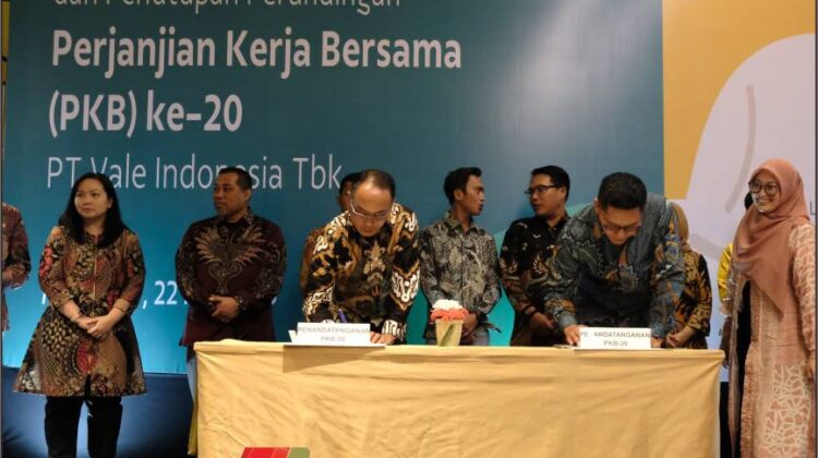 Teken PKB ke-20, Kadisnakertrans Sulsel Sebut Harmonisasi antara Pemerintah dan PT Vale Luar Biasa