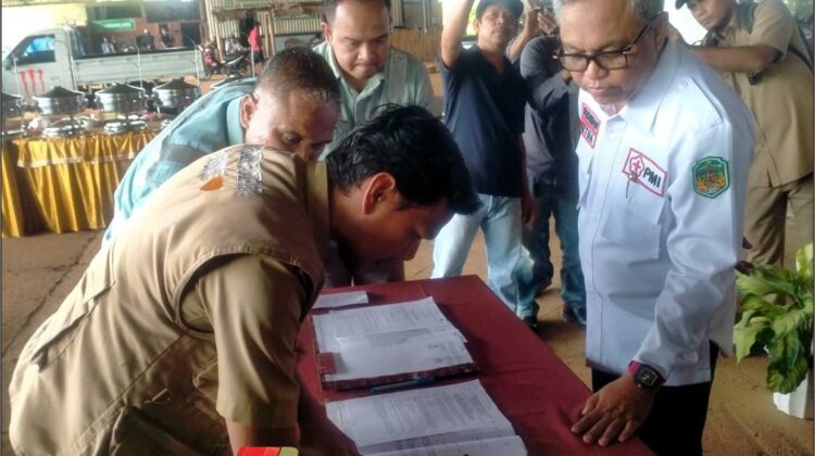 Bupati Launching Balantang Care dan Produk UKM Ikan Gembae di Desa Balantang
