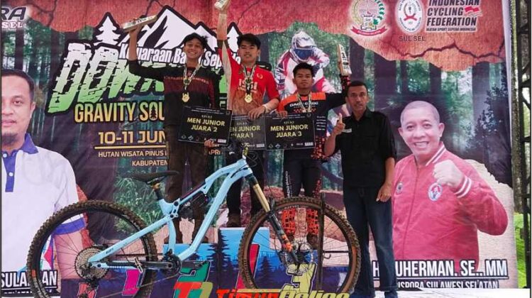 Luar Biasa, ISSI Luwu Timur Raih Podium Terbaik di Ajang Downhill Sulsel