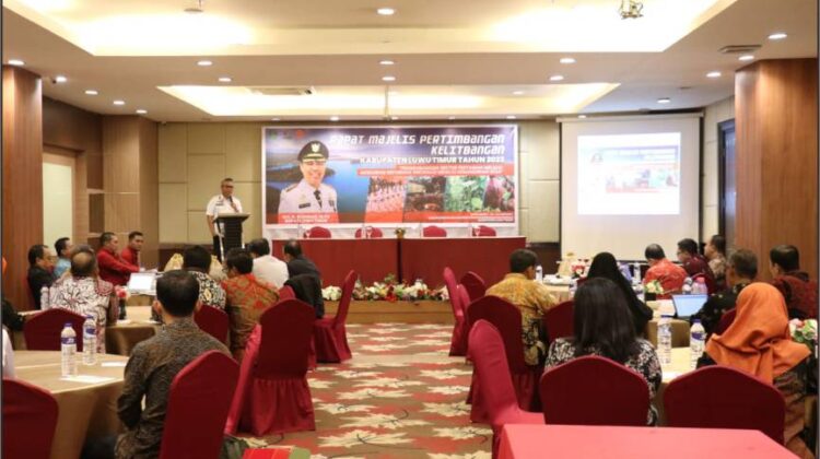 Bupati Budiman Buka Rapat Majelis Pertimbangan Kelitbangan Luwu Timur