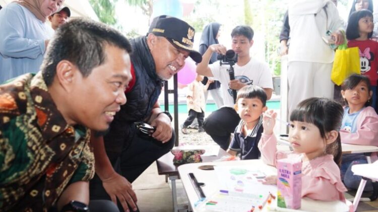 Bupati Lutim Hadiri Kegiatan Hari Anak Nasional 2023 di Sorowako