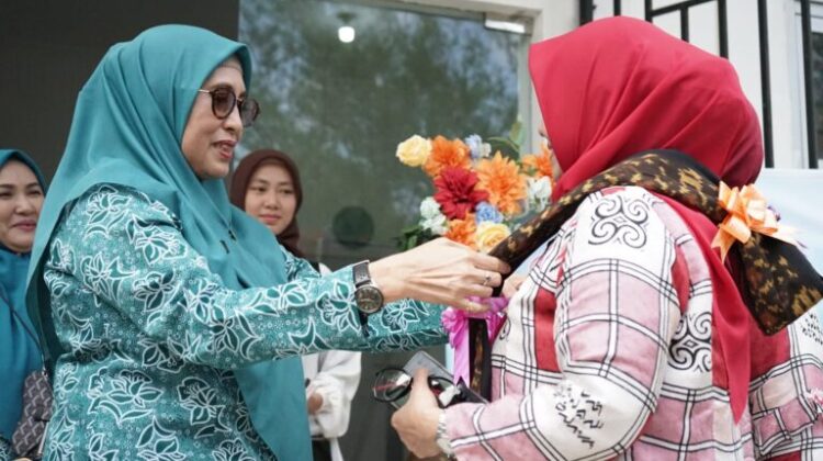 Hj. Sufriaty Budiman Terima Kunjungan SMEP TP PKK Provinsi Sulsel di Luwu Timur