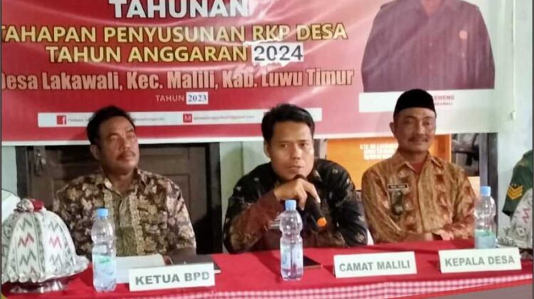 Desa Lakawali Gelar Musdes RKPDes, Ini Tujuannya