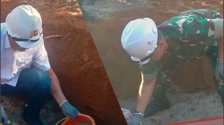 Pembangunan Kantor Makodim Luwu Timur Dimulai, Danrem – Bupati Letakkan Batu Pertama