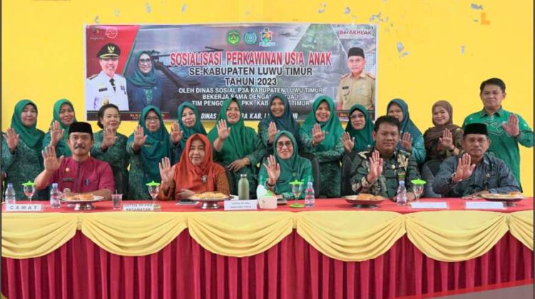 Dinsos P3A Gelar Sosialisasi Cegah Pernikahan Anak
