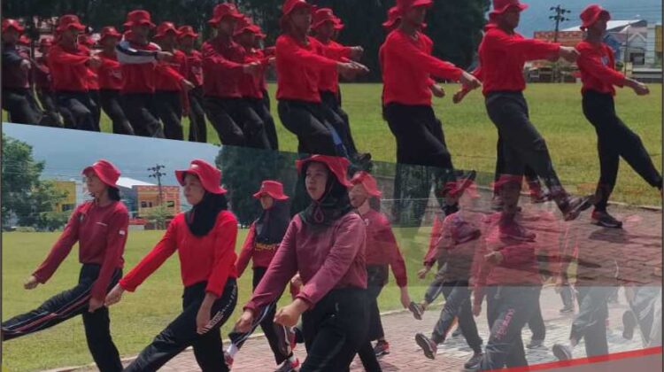 Hari Ke-2 Latihan, Anggota Paskibraka Lutim Dilatih PBB