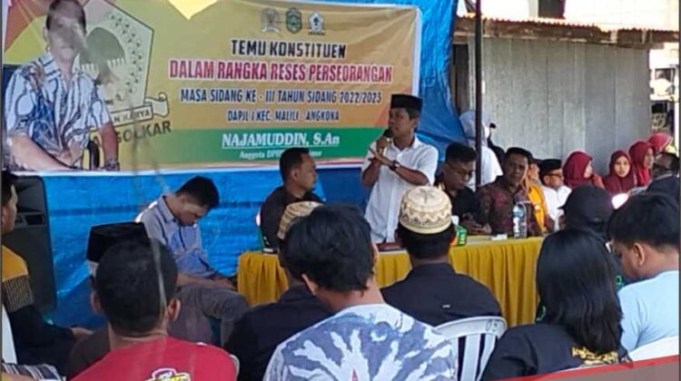 Reses di Balantang, Najamuddin Terima Aspirasi Pembangunan Jalan