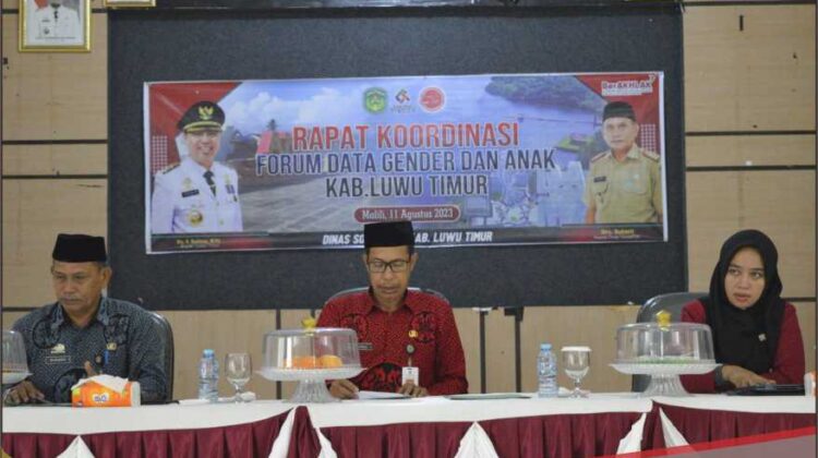 Dinas Sosial P3A Luwu Timur Perkenalkan Aplikasi “SENTUH HATI”