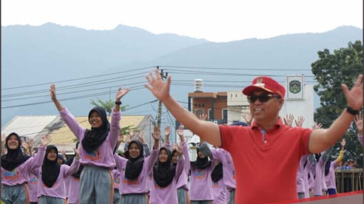 Gerakan Aksi Bergizi Tingkat Kabupaten Lutim Diikuti Ratusan Siswa