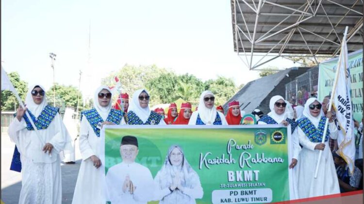 Lutim Juara Tiga Parade Kasida Rebana BKMT