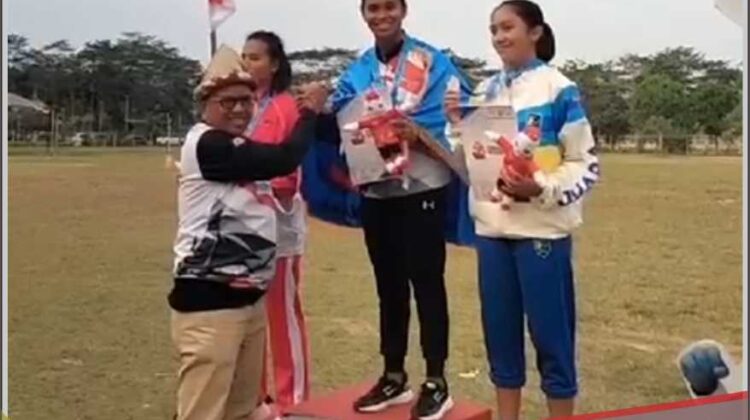Atlet Lempar Lembing Asal Luwu Timur Raih Emas di Popnas Palembang