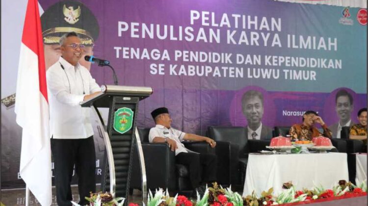 Tenaga Pendidik di Lutim Dilatih Penulisan Karya Ilmiah