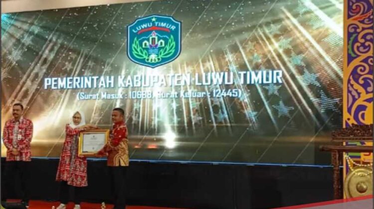 Lagi, Luwu Timur Terima Penghargaan dari ANRI