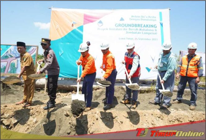 
					PT Vale Libatkan Pekerja Lokal Bangun Proyek Instalasi Air Bersih dan Jembatan Lampesue
