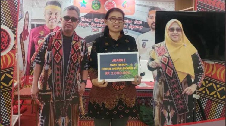DPK Lutim Raih Juara I Stand Terbaik di Festival Aksara Lontaraq ke IV Sulsel
