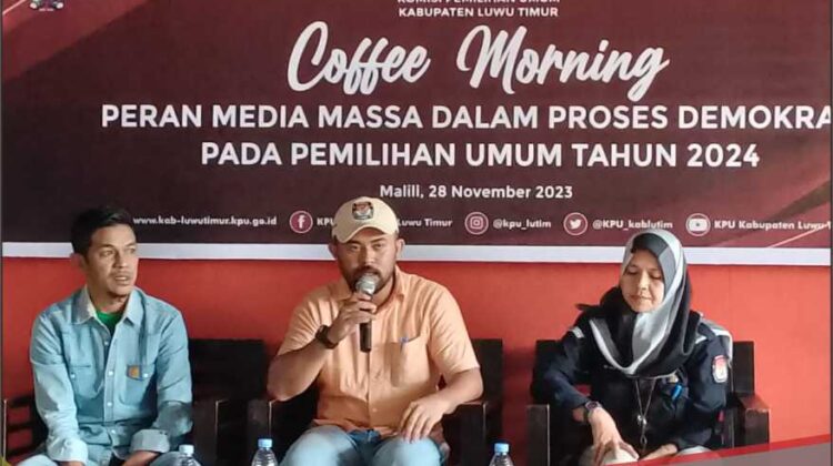 Ketua KPUD Lutim : Media Punya Peran Penting di Pemilu