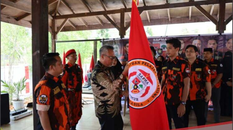 Bupati dan Wakil Bupati Lutim Hadiri Pelantikan PC SAPMA PP Luwu Timur