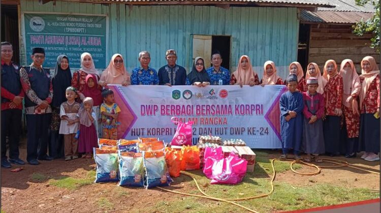 Peduli Sesama, Korpri dan DWP Lutim Anjangsana ke LKSA