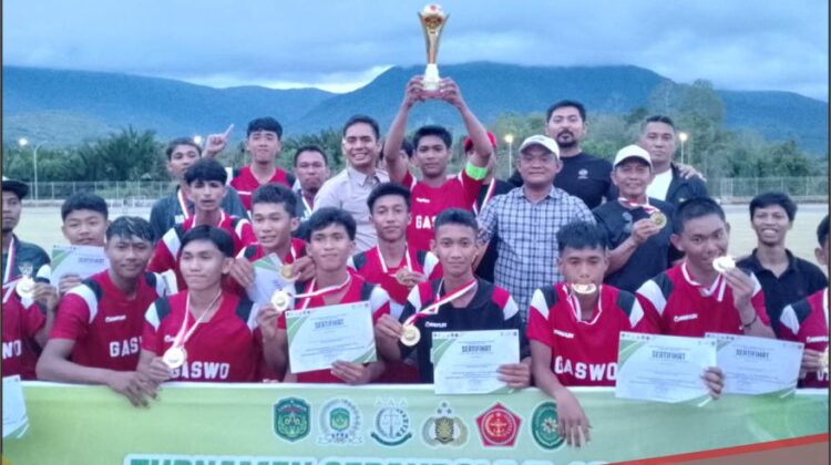 Gaswo U-19 Juara Forkopimda Cup, Begini Kata Wabup Lutim