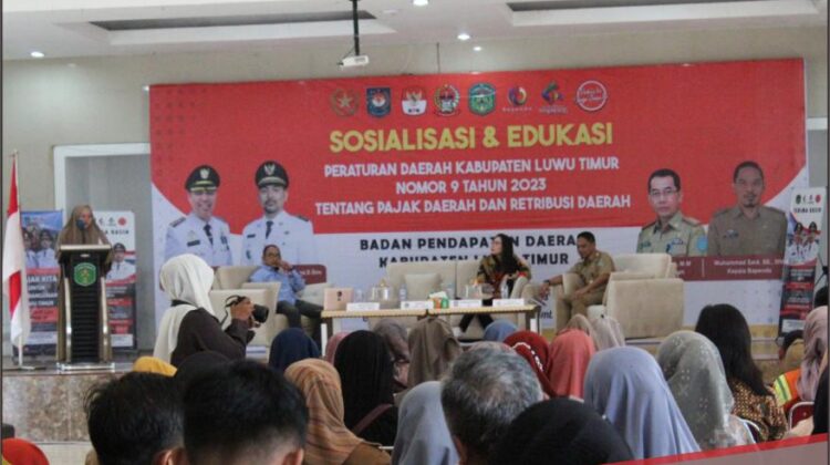 Lutim Kabupaten Pertama di Sulsel  Sosialisasi Perda Nomor 9 Tahun 2023 Tentang Pajak Daerah