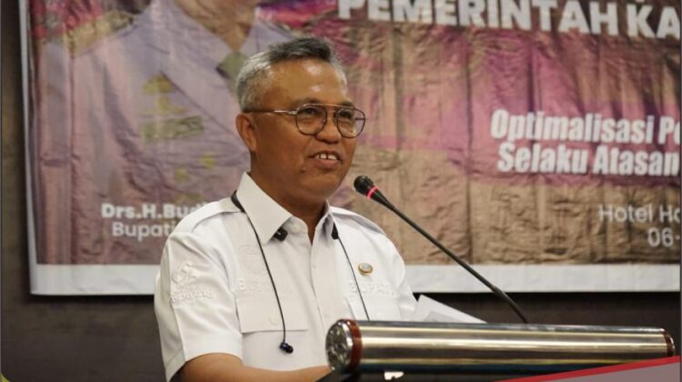 Bupati Lutim : Peran Kepala OPD Sangat Vital Dalam Mewujudkan Keterbukaan Informasi Publik