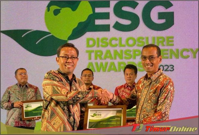 
					Vale Indonesia Raih Predikat “Leadership AA” dalam ESG Transparency and Disclosure Award 2023