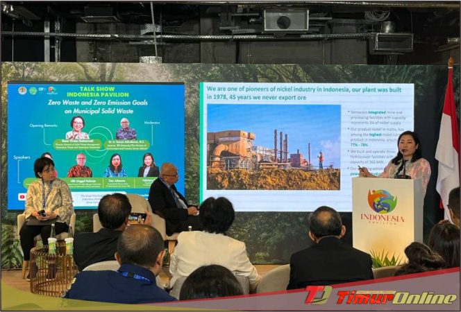 
					CEO PT Vale Bicara Penurunan Limbah dan Emisi pada Talkshow KHLK di COP-28 Dubai