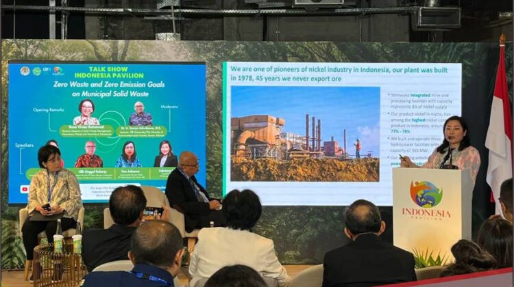 CEO PT Vale Bicara Penurunan Limbah dan Emisi pada Talkshow KHLK di COP-28 Dubai