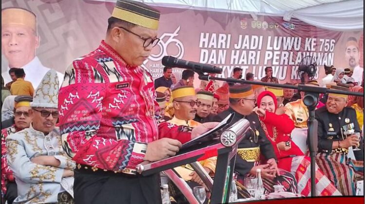 Ketua DPRD Lutim Bacakan Sejarah Singkat HJL dan HPRL