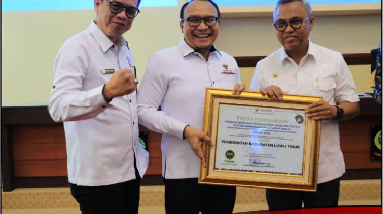 Layanan Publik Tinggi Pemkab Lutim Berbuah Penghargaan dari Ombudsman RI