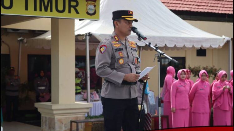 Kado Awal Tahun, 42 Personil Polres Luwu Timur Naik Pangkat