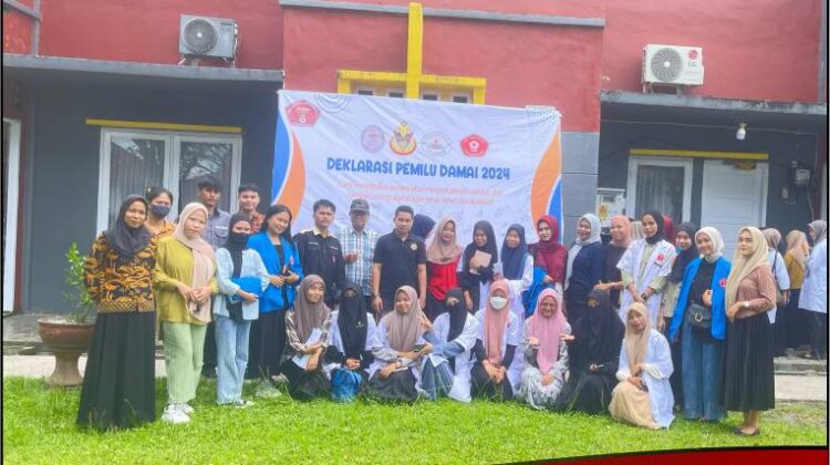 BEM Stikes Batara Guru Luwu Timur Deklarasi Pemilu Damai